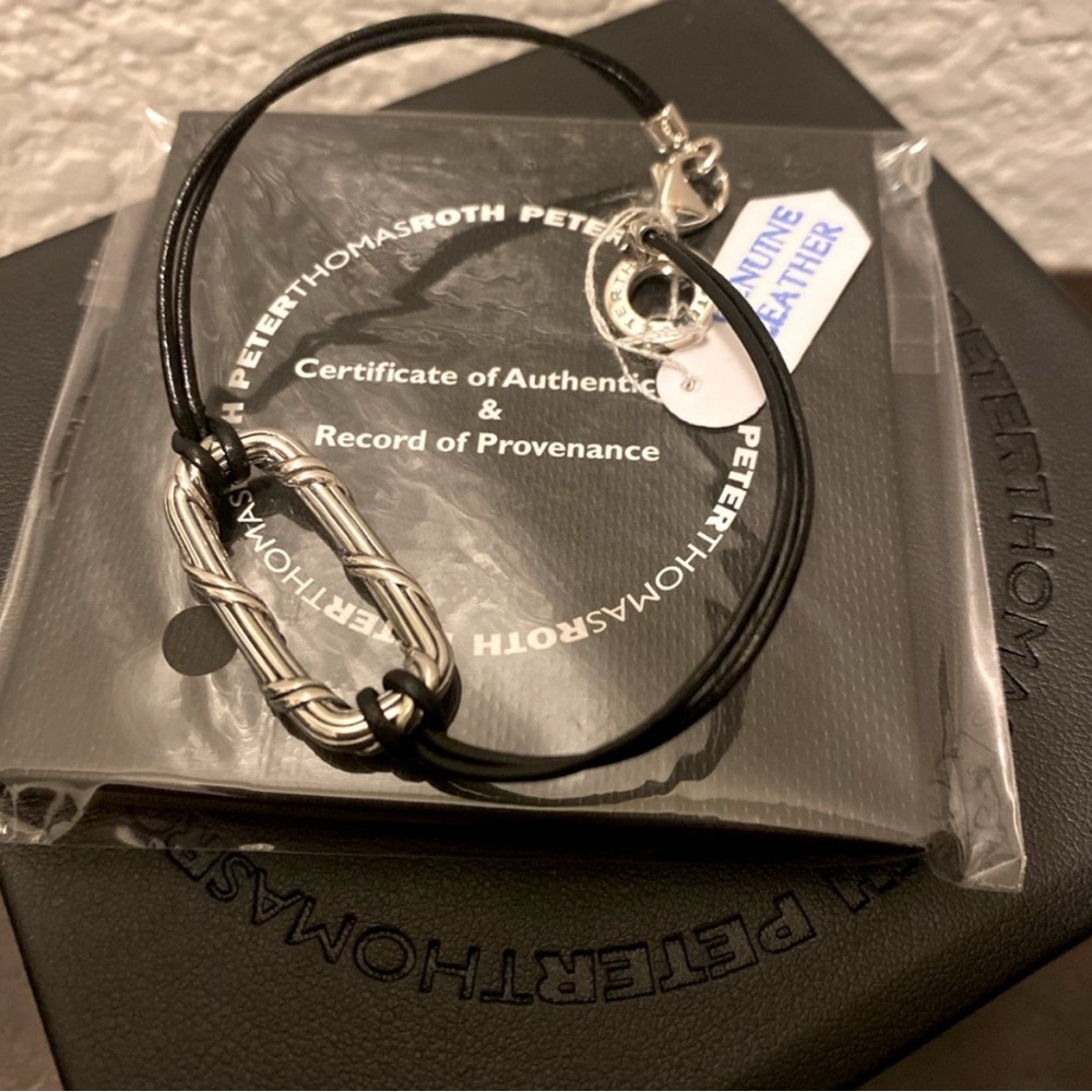 Peter Thomas Roth Miller Bracelet:  Rectangle Link Bracelet in sterling silver